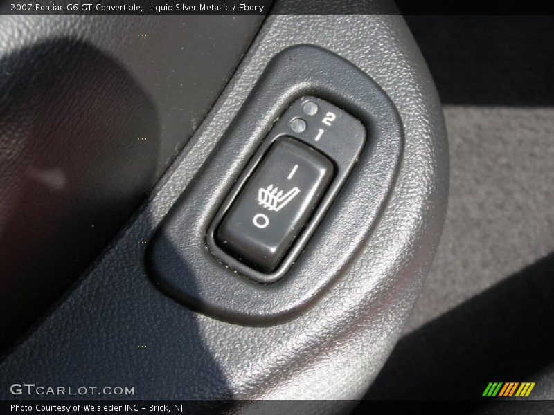 Liquid Silver Metallic / Ebony 2007 Pontiac G6 GT Convertible