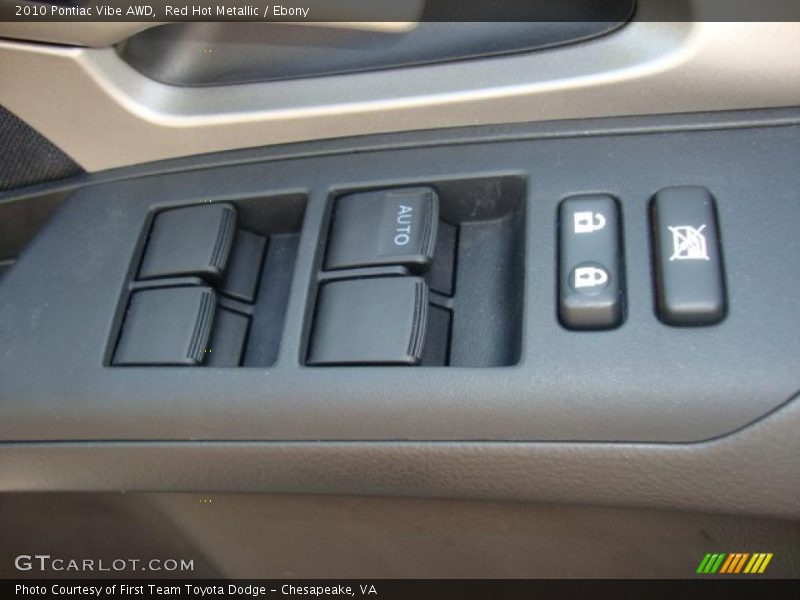 Red Hot Metallic / Ebony 2010 Pontiac Vibe AWD