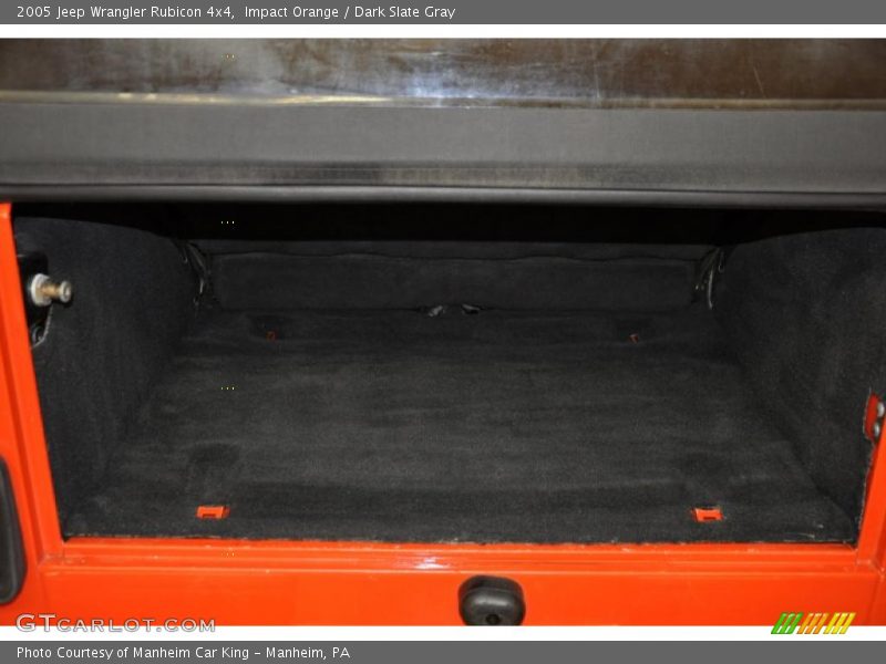 Impact Orange / Dark Slate Gray 2005 Jeep Wrangler Rubicon 4x4