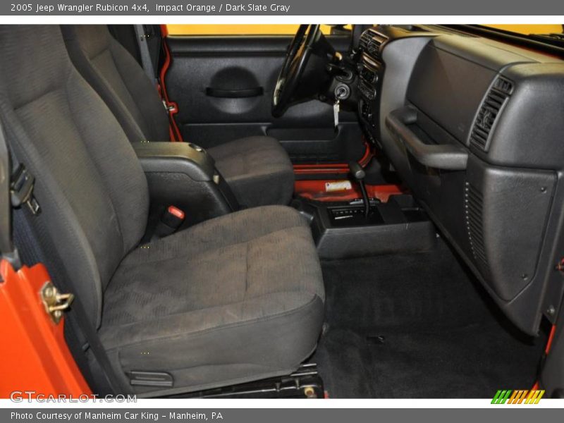 Impact Orange / Dark Slate Gray 2005 Jeep Wrangler Rubicon 4x4