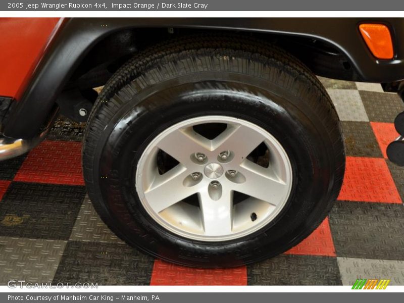 Impact Orange / Dark Slate Gray 2005 Jeep Wrangler Rubicon 4x4