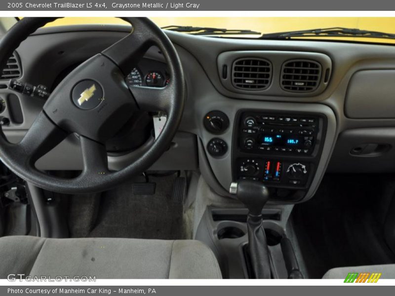 Graystone Metallic / Light Gray 2005 Chevrolet TrailBlazer LS 4x4
