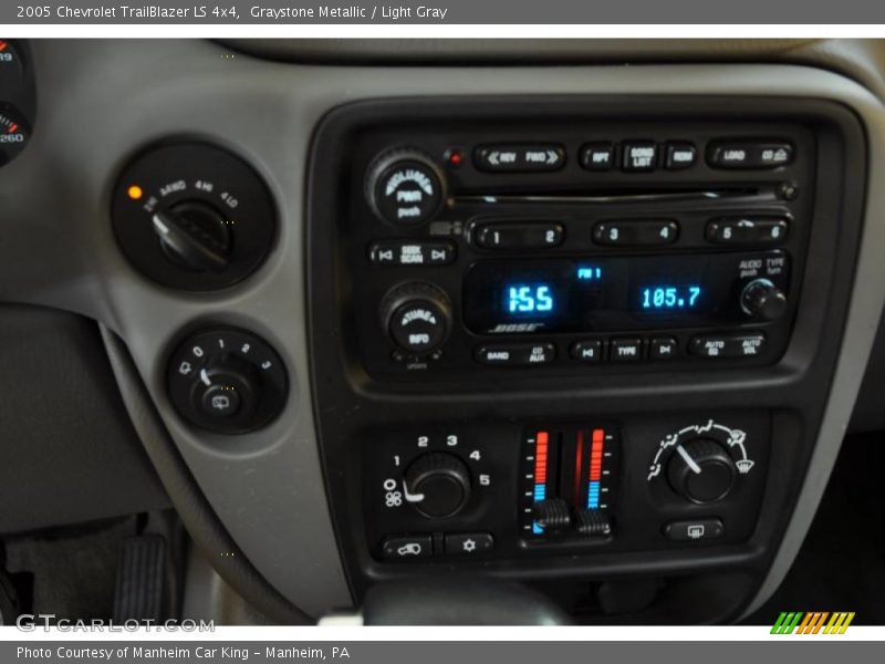 Graystone Metallic / Light Gray 2005 Chevrolet TrailBlazer LS 4x4