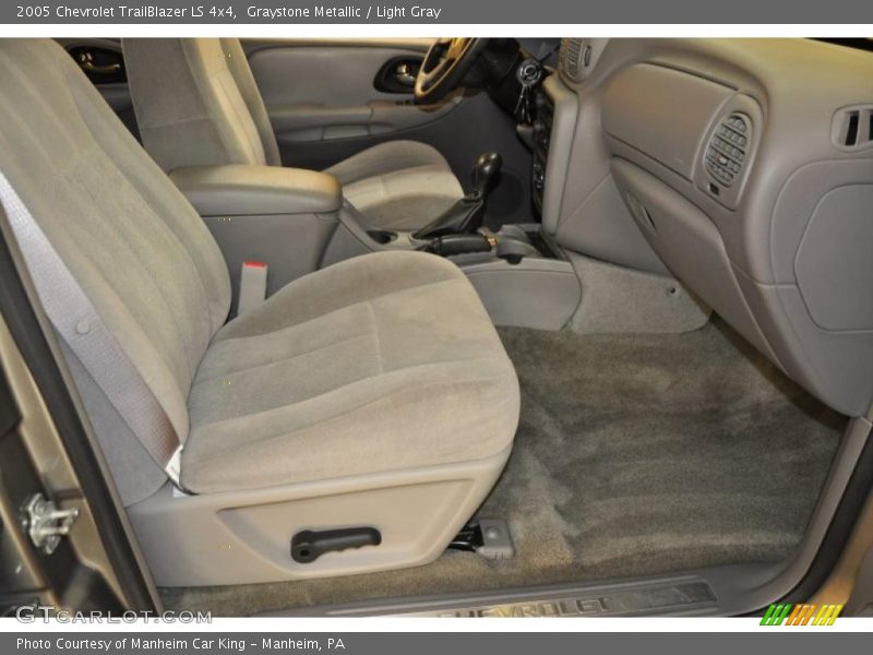 Graystone Metallic / Light Gray 2005 Chevrolet TrailBlazer LS 4x4