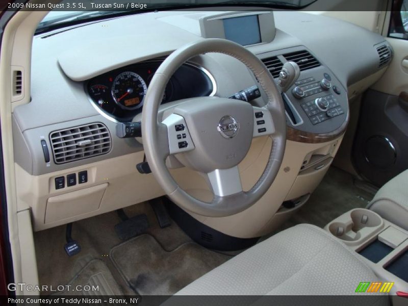 Tuscan Sun / Beige 2009 Nissan Quest 3.5 SL