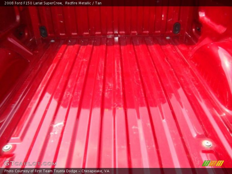 Redfire Metallic / Tan 2008 Ford F150 Lariat SuperCrew