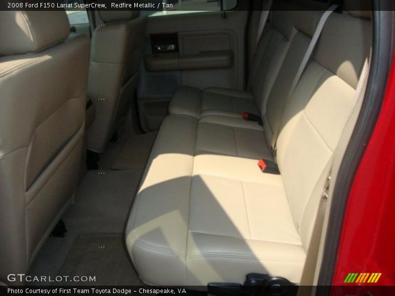 Redfire Metallic / Tan 2008 Ford F150 Lariat SuperCrew