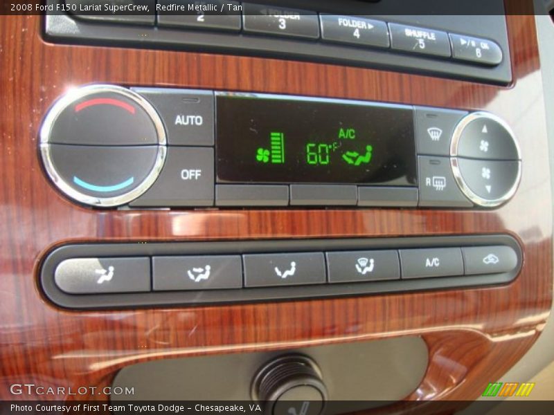 Redfire Metallic / Tan 2008 Ford F150 Lariat SuperCrew