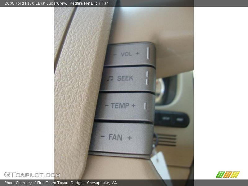 Redfire Metallic / Tan 2008 Ford F150 Lariat SuperCrew