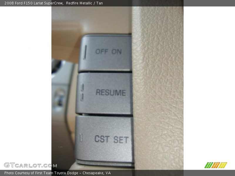 Redfire Metallic / Tan 2008 Ford F150 Lariat SuperCrew