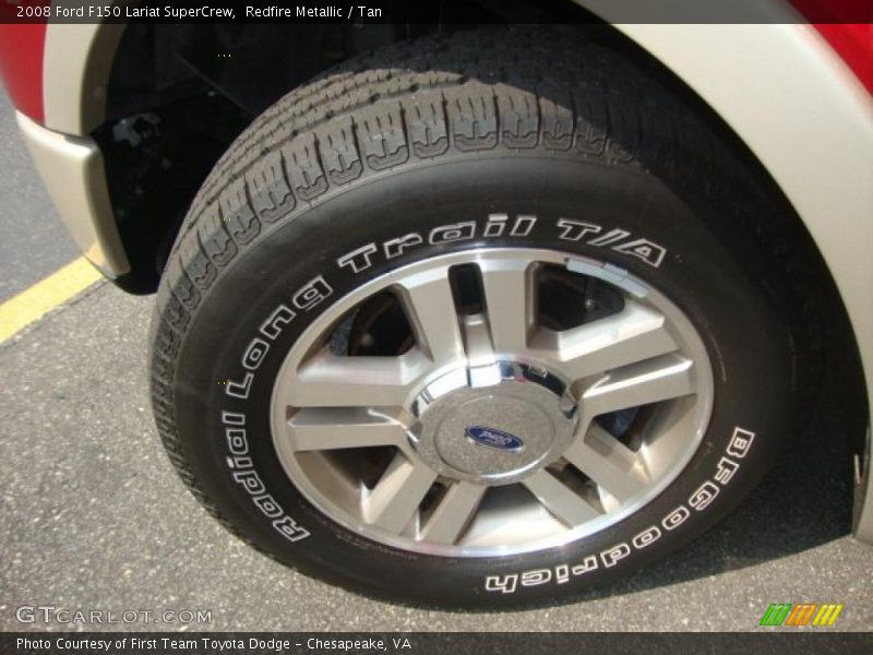 Redfire Metallic / Tan 2008 Ford F150 Lariat SuperCrew
