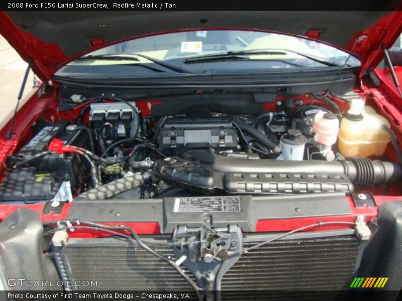 Redfire Metallic / Tan 2008 Ford F150 Lariat SuperCrew