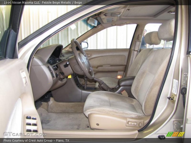 Pebble Beige Metallic / Beige 1996 Nissan Maxima GLE