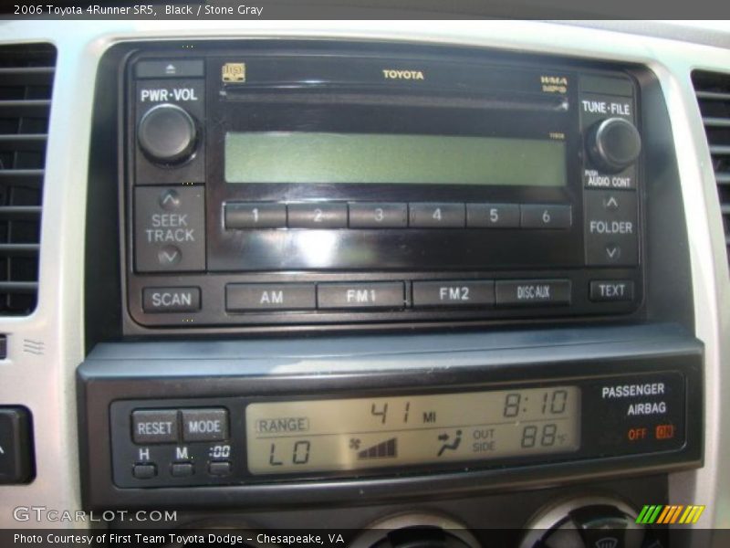 Black / Stone Gray 2006 Toyota 4Runner SR5