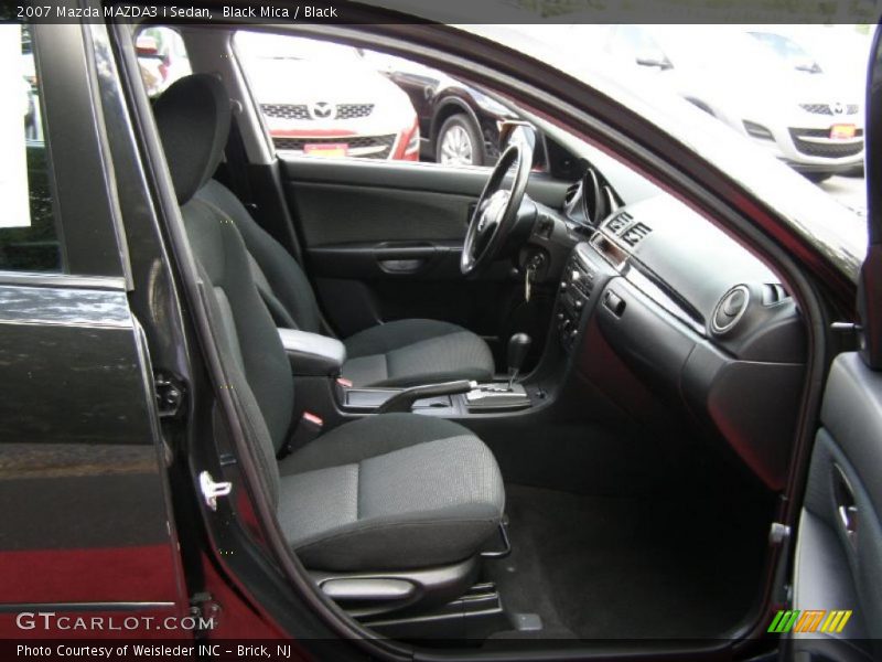 Black Mica / Black 2007 Mazda MAZDA3 i Sedan