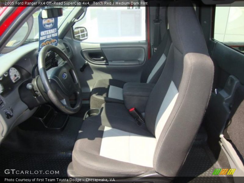 Torch Red / Medium Dark Flint 2005 Ford Ranger FX4 Off-Road SuperCab 4x4