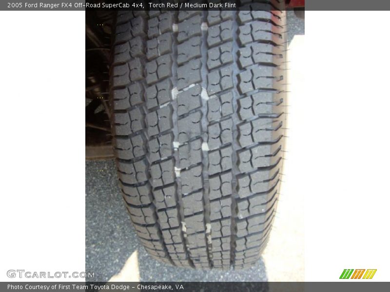 Torch Red / Medium Dark Flint 2005 Ford Ranger FX4 Off-Road SuperCab 4x4