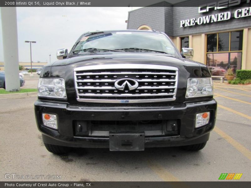 Liquid Onyx Black / Wheat 2008 Infiniti QX 56