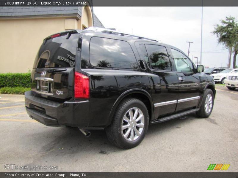 Liquid Onyx Black / Wheat 2008 Infiniti QX 56