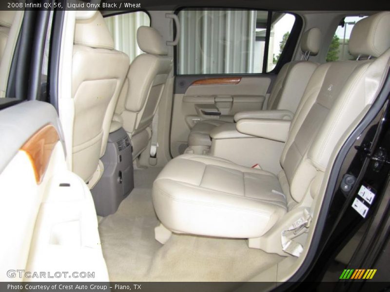 Liquid Onyx Black / Wheat 2008 Infiniti QX 56
