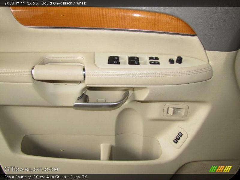 Liquid Onyx Black / Wheat 2008 Infiniti QX 56