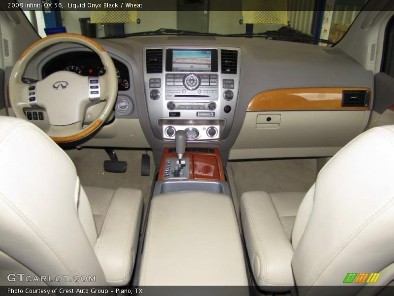 Liquid Onyx Black / Wheat 2008 Infiniti QX 56