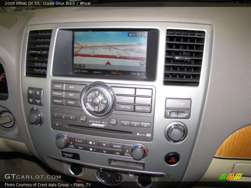 Liquid Onyx Black / Wheat 2008 Infiniti QX 56