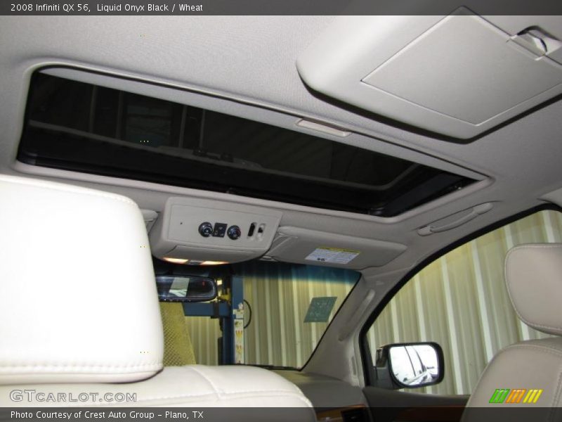 Liquid Onyx Black / Wheat 2008 Infiniti QX 56