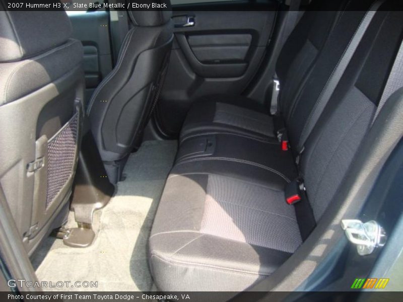Slate Blue Metallic / Ebony Black 2007 Hummer H3 X