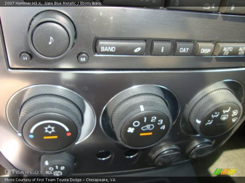 Slate Blue Metallic / Ebony Black 2007 Hummer H3 X