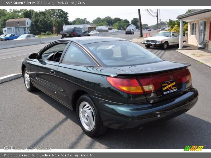 Dark Green / Gray 1997 Saturn S Series SC2 Coupe