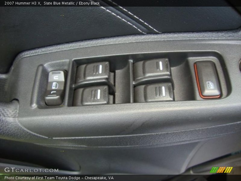 Slate Blue Metallic / Ebony Black 2007 Hummer H3 X