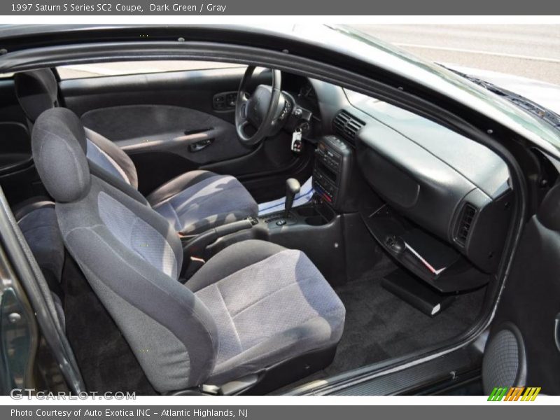 Dark Green / Gray 1997 Saturn S Series SC2 Coupe