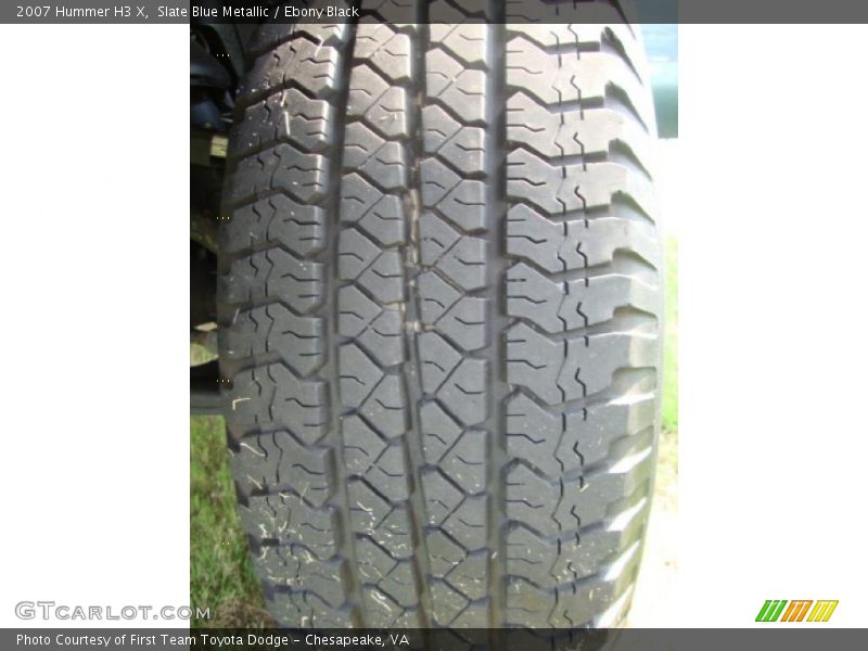 Slate Blue Metallic / Ebony Black 2007 Hummer H3 X