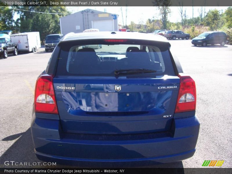 Deep Water Blue Pearl / Dark Slate Gray 2009 Dodge Caliber SXT