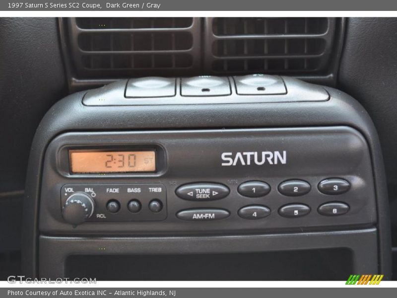 Dark Green / Gray 1997 Saturn S Series SC2 Coupe
