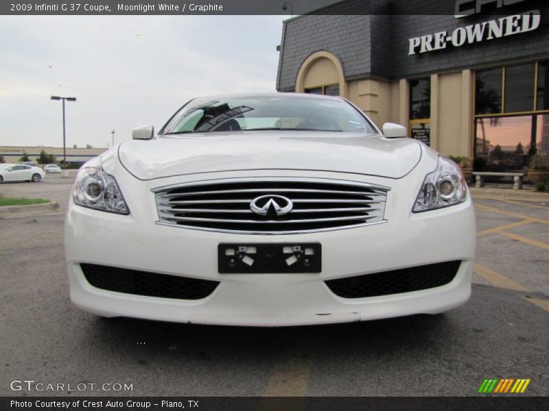 Moonlight White / Graphite 2009 Infiniti G 37 Coupe