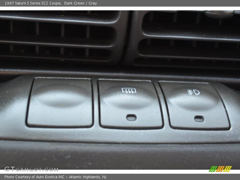 Dark Green / Gray 1997 Saturn S Series SC2 Coupe
