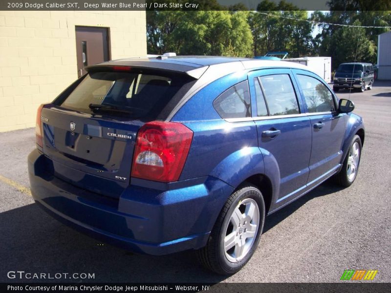 Deep Water Blue Pearl / Dark Slate Gray 2009 Dodge Caliber SXT
