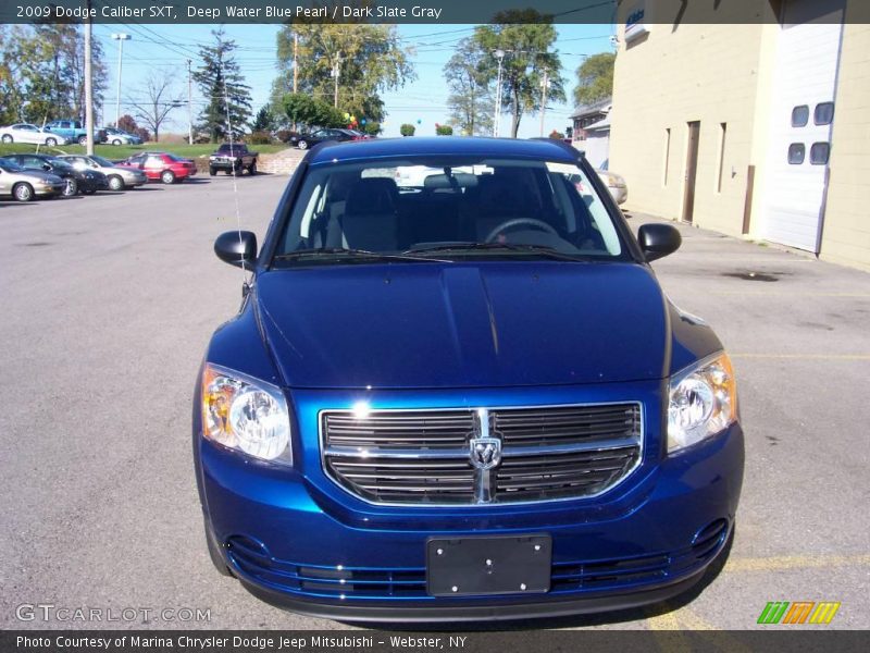 Deep Water Blue Pearl / Dark Slate Gray 2009 Dodge Caliber SXT