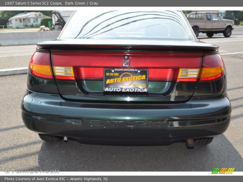 Dark Green / Gray 1997 Saturn S Series SC2 Coupe