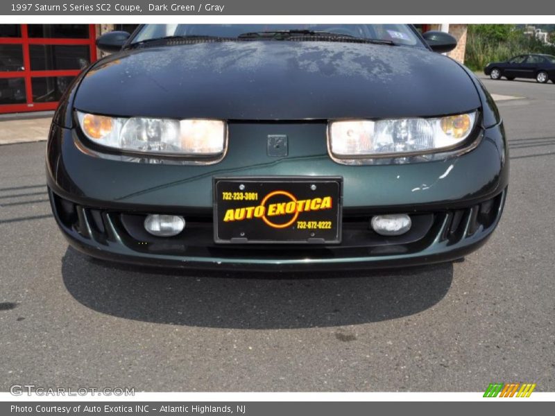Dark Green / Gray 1997 Saturn S Series SC2 Coupe