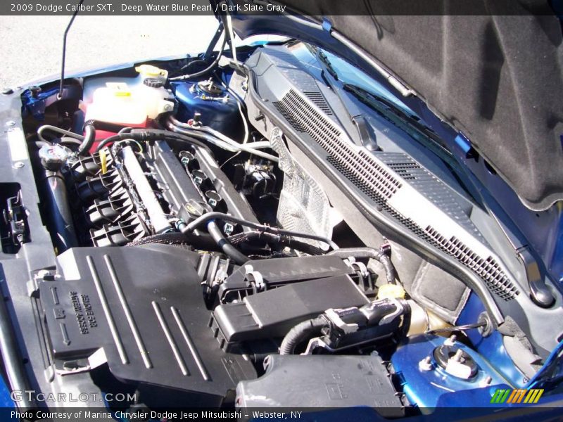 Deep Water Blue Pearl / Dark Slate Gray 2009 Dodge Caliber SXT