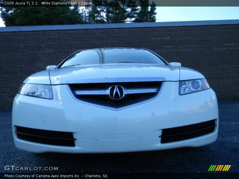 White Diamond Pearl / Camel 2006 Acura TL 3.2