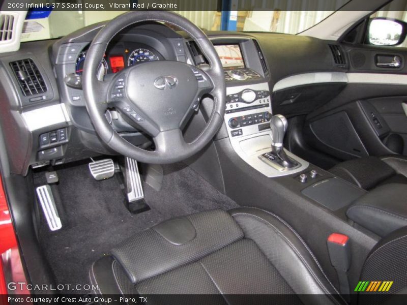 Dashboard of 2009 G 37 S Sport Coupe