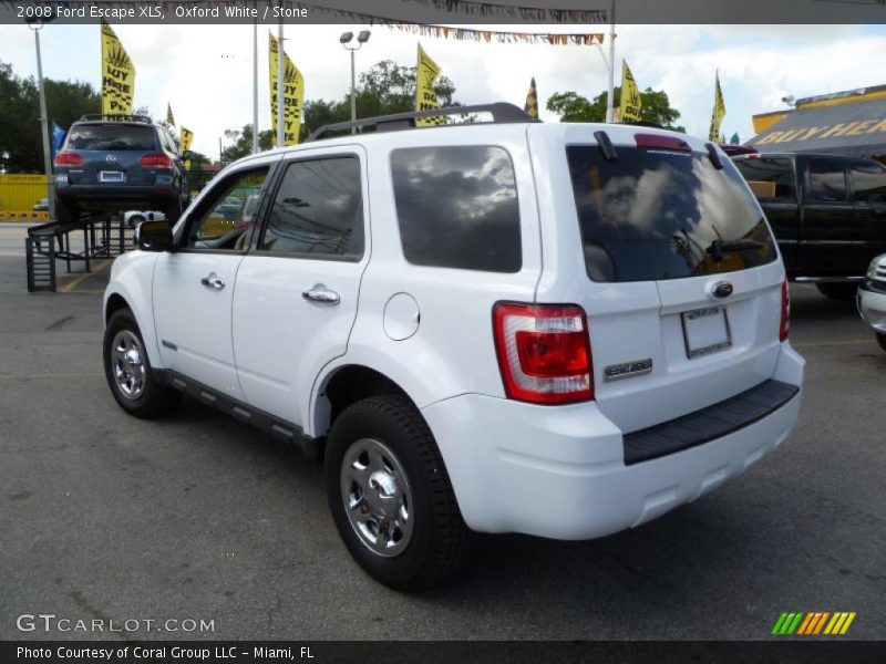 Oxford White / Stone 2008 Ford Escape XLS