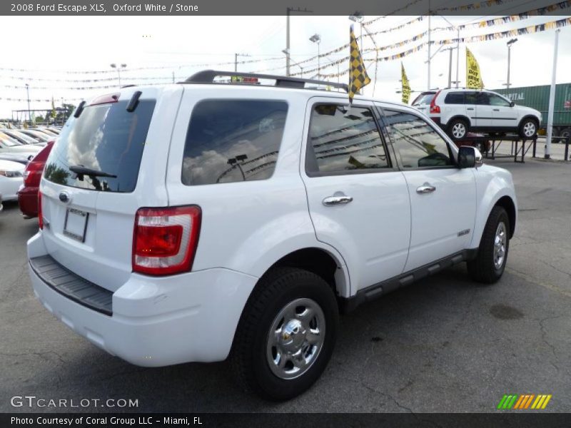Oxford White / Stone 2008 Ford Escape XLS