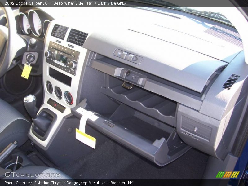 Deep Water Blue Pearl / Dark Slate Gray 2009 Dodge Caliber SXT