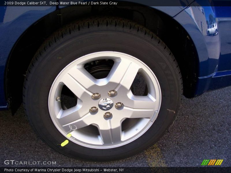 Deep Water Blue Pearl / Dark Slate Gray 2009 Dodge Caliber SXT