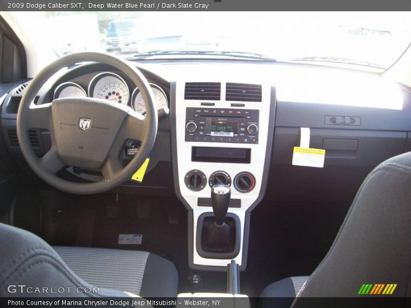 Deep Water Blue Pearl / Dark Slate Gray 2009 Dodge Caliber SXT